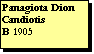 Text Box: Panagiota Dion Candiotis
B 1905
