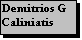 Text Box: Demitrios G Caliniatis