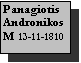 Text Box: Panagiotis
Andronikos
M 13-11-1810
